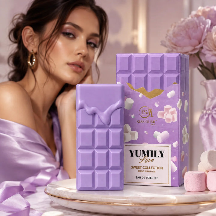 Yumily Love Eau de Toilette – Sweet Marshmallow Perfume for Women – Creamy Candy Gourmand Dessert-Inspired Scent – Feminine Sweet Fragrance Spray