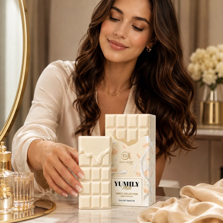 Yumily Milk Eau de Toilette – Sweet Creamy Milk Perfume for Women – Vanilla Gourmand Dessert-Inspired Scent – Milky Lactonic Feminine Fragrance Spray