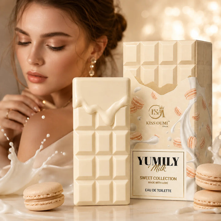 Yumily Milk Eau de Toilette – Sweet Creamy Milk Perfume for Women – Vanilla Gourmand Dessert-Inspired Scent – Milky Lactonic Feminine Fragrance Spray