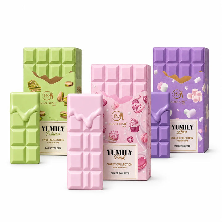 Sweet Treats Trio 3 Piece Perfume Gift Set for Women – Pistachio, Pink &amp; Love Eau de Toilette – Sweet Gourmand, Creamy Nutty &amp; Candy Inspired Fragrance Collection