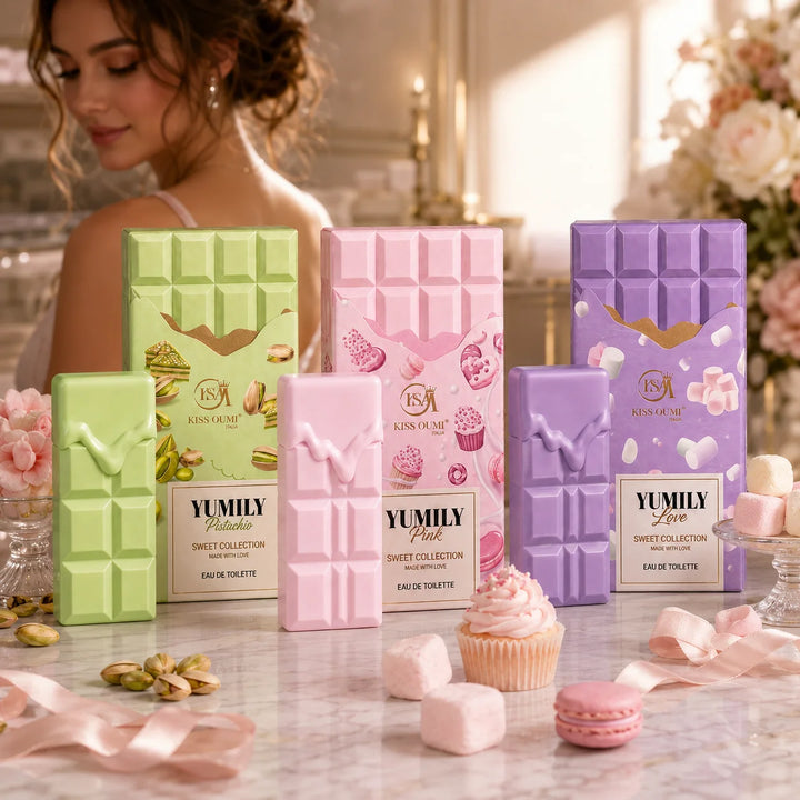 Sweet Treats Trio 3 Piece Perfume Gift Set for Women – Pistachio, Pink &amp; Love Eau de Toilette – Sweet Gourmand, Creamy Nutty &amp; Candy Inspired Fragrance Collection