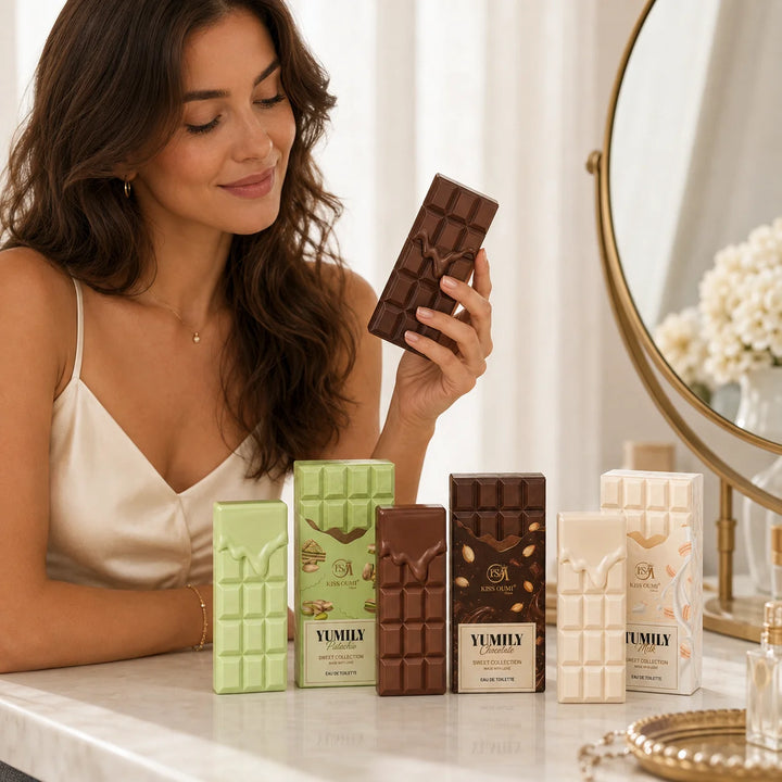 Gourmand Dessert Trio 3 Piece Perfume Gift Set for Women – Pistachio, Chocolate &amp; Milk Eau de Toilette – Sweet Creamy Nutty Gourmand Fragrance Collection