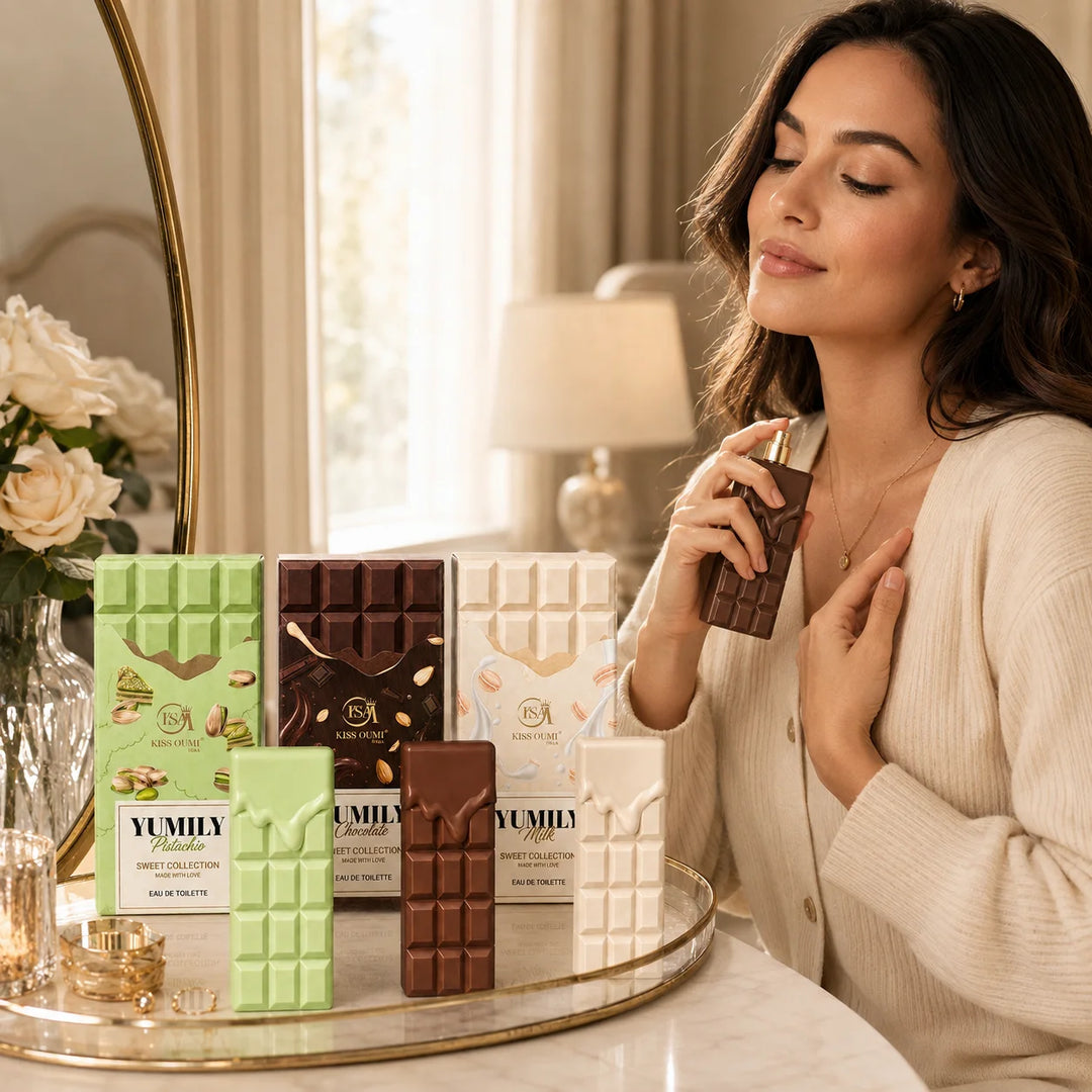 Gourmand Dessert Trio 3 Piece Perfume Gift Set for Women – Pistachio, Chocolate &amp; Milk Eau de Toilette – Sweet Creamy Nutty Gourmand Fragrance Collection