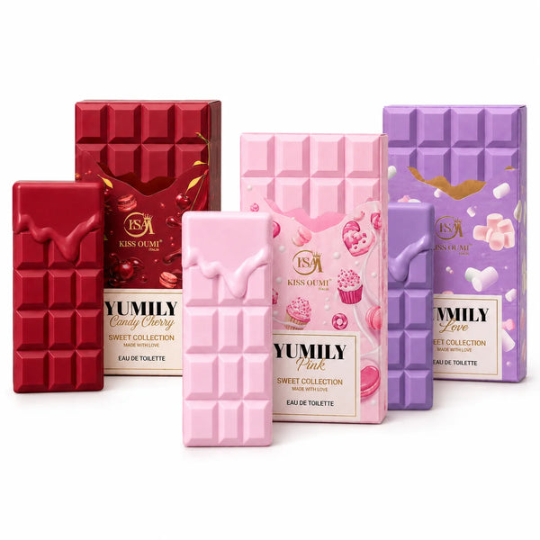 Candy Shop Trio 3 Piece Perfume Gift Set for Women – Candy Cherry, Pink & Love Eau de Toilette – Sweet Fruity Candy, Marshmallow & Gourmand Fragrance Collection