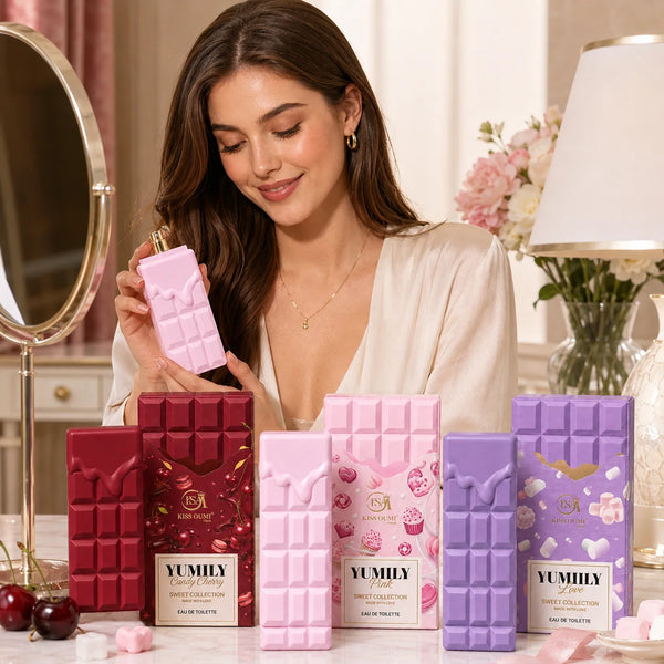 Candy Shop Trio 3 Piece Perfume Gift Set for Women – Candy Cherry, Pink & Love Eau de Toilette – Sweet Fruity Candy, Marshmallow & Gourmand Fragrance Collection