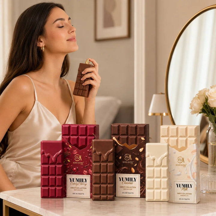 Sweet Indulgence Trio 3 Piece Perfume Gift Set for Women – Candy Cherry, Chocolate &amp; Milk Eau de Toilette – Sweet Fruity, Creamy &amp; Gourmand Fragrance Collection