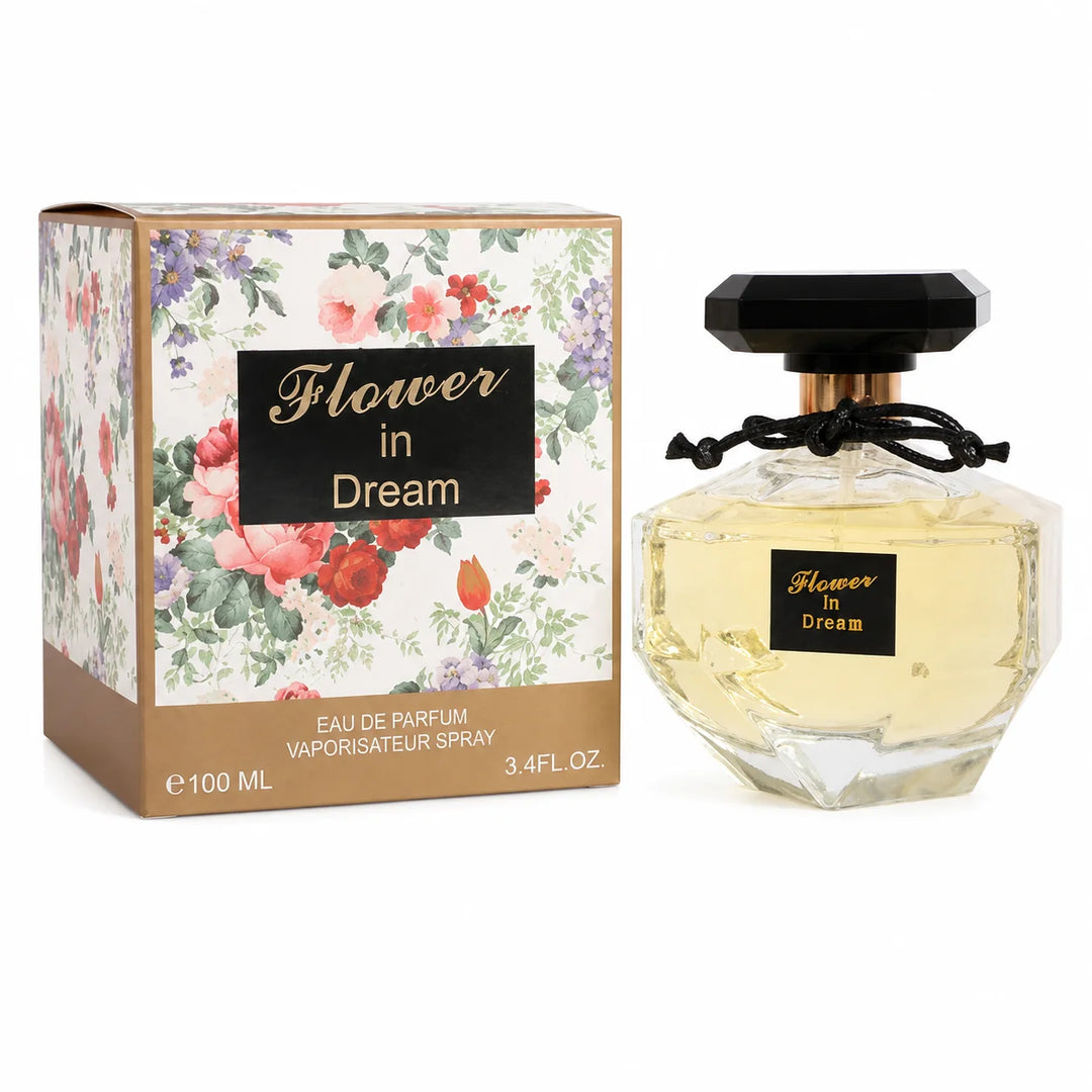 Flower in Dream Eau de Parfum for Women, 100ml / 3.4 Fl Oz – Floral Feminine Perfume Spray – Elegant Fresh Floral Scent for Everyday Wear, Special Occasions &amp; Gifts