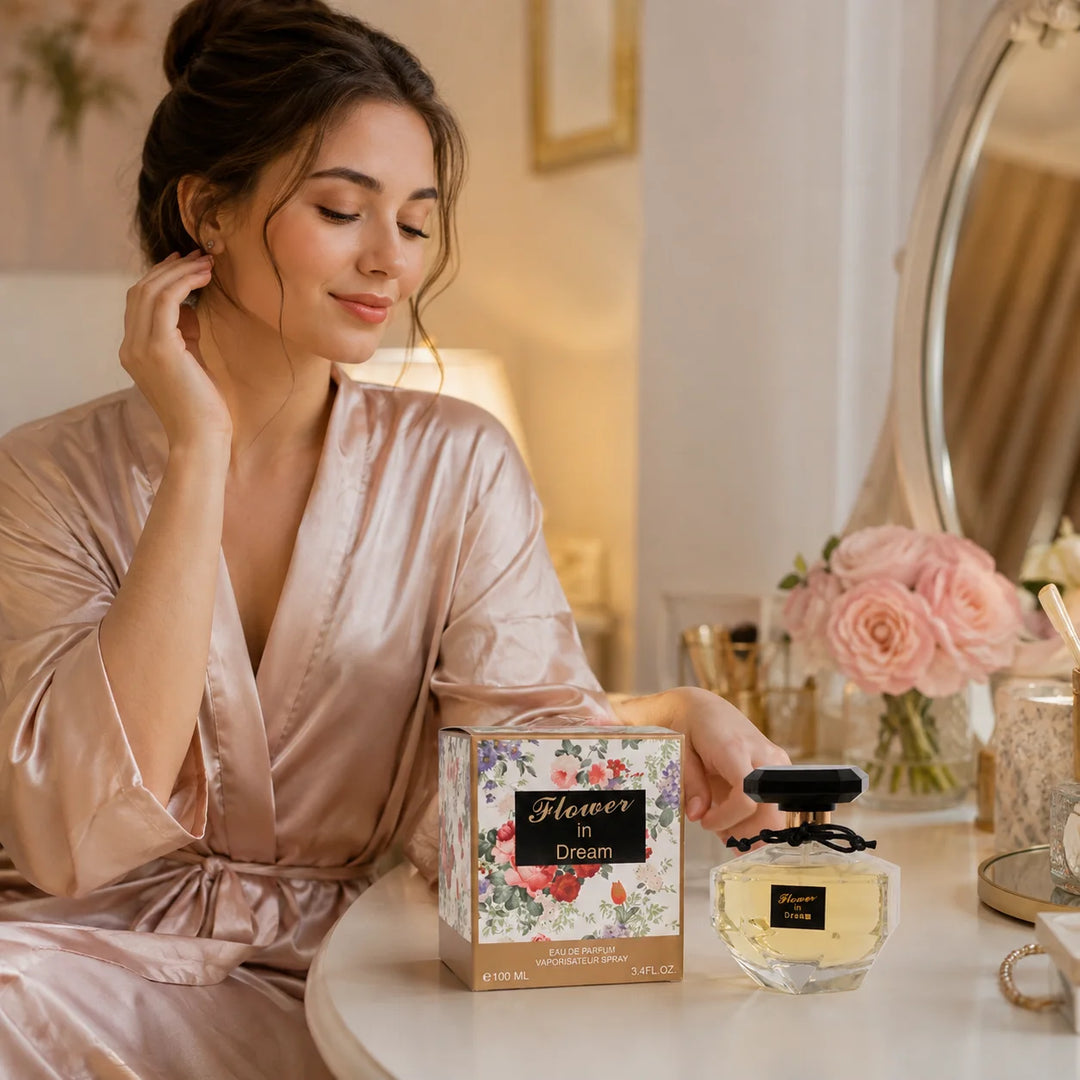 Flower in Dream Eau de Parfum for Women, 100ml / 3.4 Fl Oz – Floral Feminine Perfume Spray – Elegant Fresh Floral Scent for Everyday Wear, Special Occasions &amp; Gifts