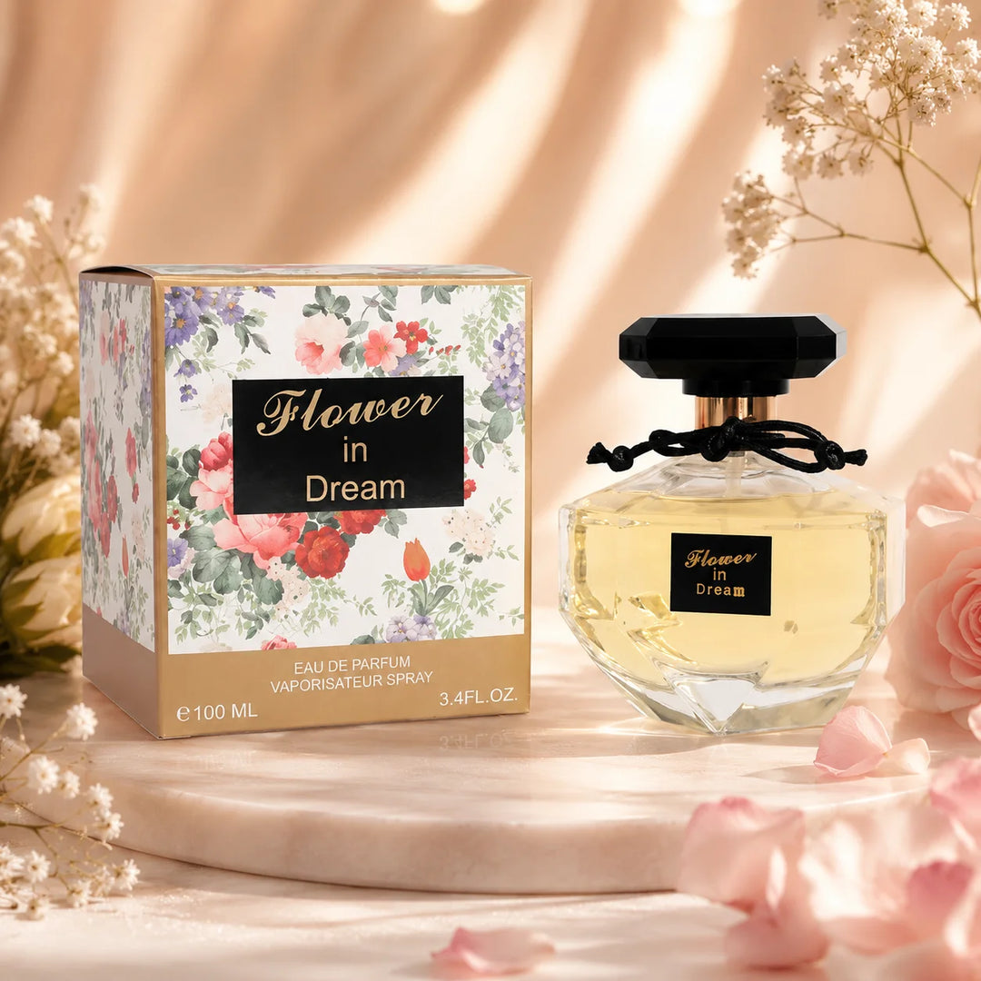Flower in Dream Eau de Parfum for Women, 100ml / 3.4 Fl Oz – Floral Feminine Perfume Spray – Elegant Fresh Floral Scent for Everyday Wear, Special Occasions &amp; Gifts