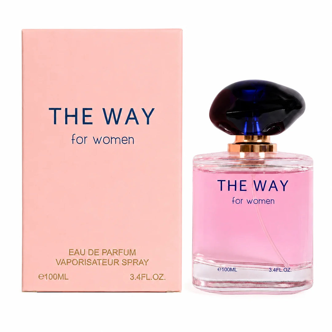 The Way for Women Eau de Parfum, 100ml / 3.4 Fl Oz – Floral Fruity Feminine Perfume Spray – Fresh Sweet Everyday Women’s Fragrance for Day, Evening &amp; Gift Giving
