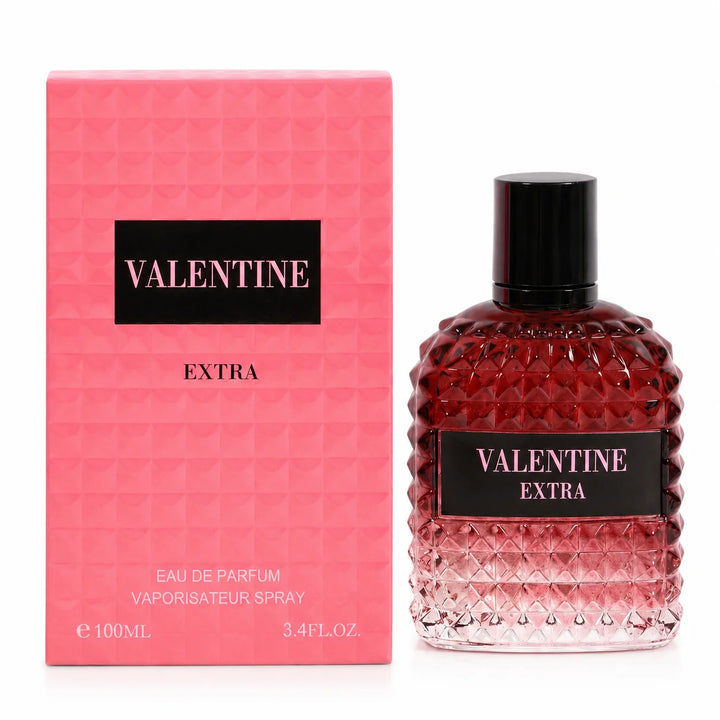 Valentine Extra Eau de Parfum for Women, 100ml / 3.4 Fl Oz – Sweet Floral Fruity Perfume Spray – Feminine Everyday Fragrance for Women, Gift for Her