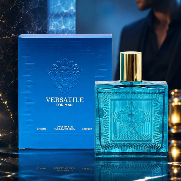 Versatile for Man Eau de Toilette, 100ml / 3.4 Fl Oz – Fresh Aquatic Aromatic Cologne for Men – Clean Masculine Everyday Fragrance Spray – Men’s Cologne Gift