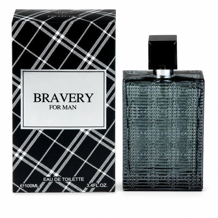 Bravery for Man Eau de Toilette, 100ml / 3.4 Fl Oz – Fresh Woody Aromatic Cologne for Men – Clean Masculine Everyday Fragrance Spray – Men’s Cologne Gift
