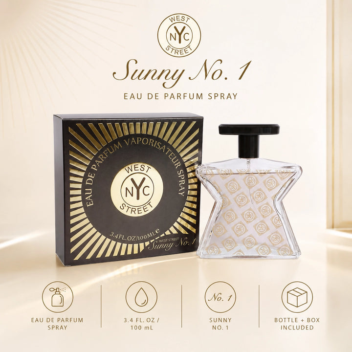 West NYC Street Funny No. 1 Eau de Parfum, 100ml / 3.4 Fl Oz – Fresh Woody Aromatic Fragrance Spray – Modern Everyday Scent for Men &amp; Women – Unisex Perfume Gift