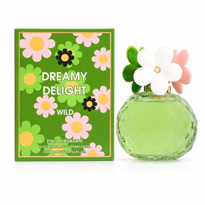 Dreamy Delight Wild Eau de Parfum for Women, 100ml / 3.4 Fl Oz – Fresh Floral Fruity Perfume – Feminine Everyday Fragrance Spray – Women’s Perfume Gift