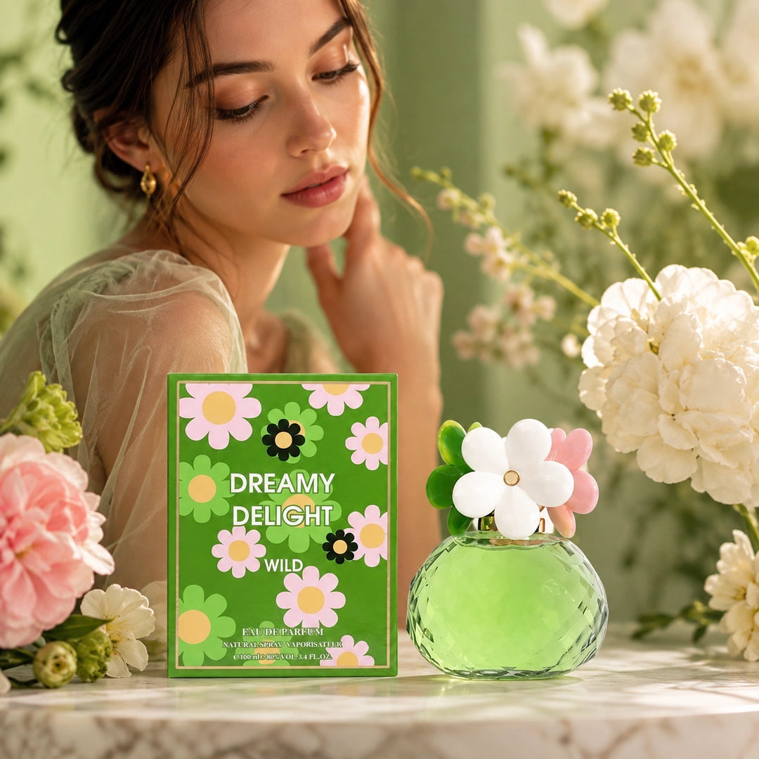Dreamy Delight Wild Eau de Parfum for Women, 100ml / 3.4 Fl Oz – Fresh Floral Fruity Perfume – Feminine Everyday Fragrance Spray – Women’s Perfume Gift