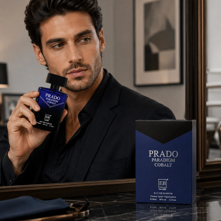Prado Paradigm Cobalt Eau de Parfum for Men, 100ml / 3.3 Fl Oz – Fresh Woody Aromatic Cologne Spray – Masculine Everyday &amp; Evening Fragrance for Men