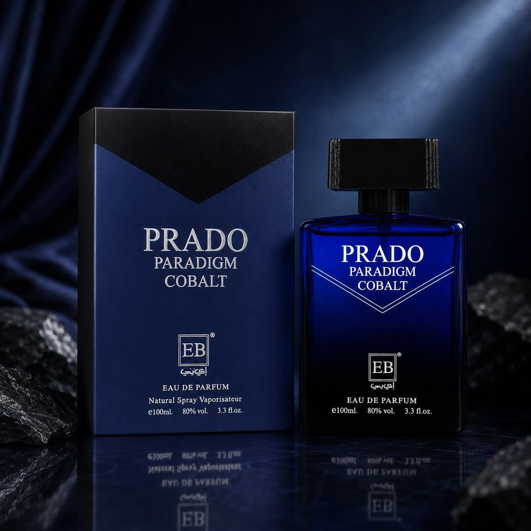 Prado Paradigm Cobalt Eau de Parfum for Men, 100ml / 3.3 Fl Oz – Fresh Woody Aromatic Cologne Spray – Masculine Everyday &amp; Evening Fragrance for Men