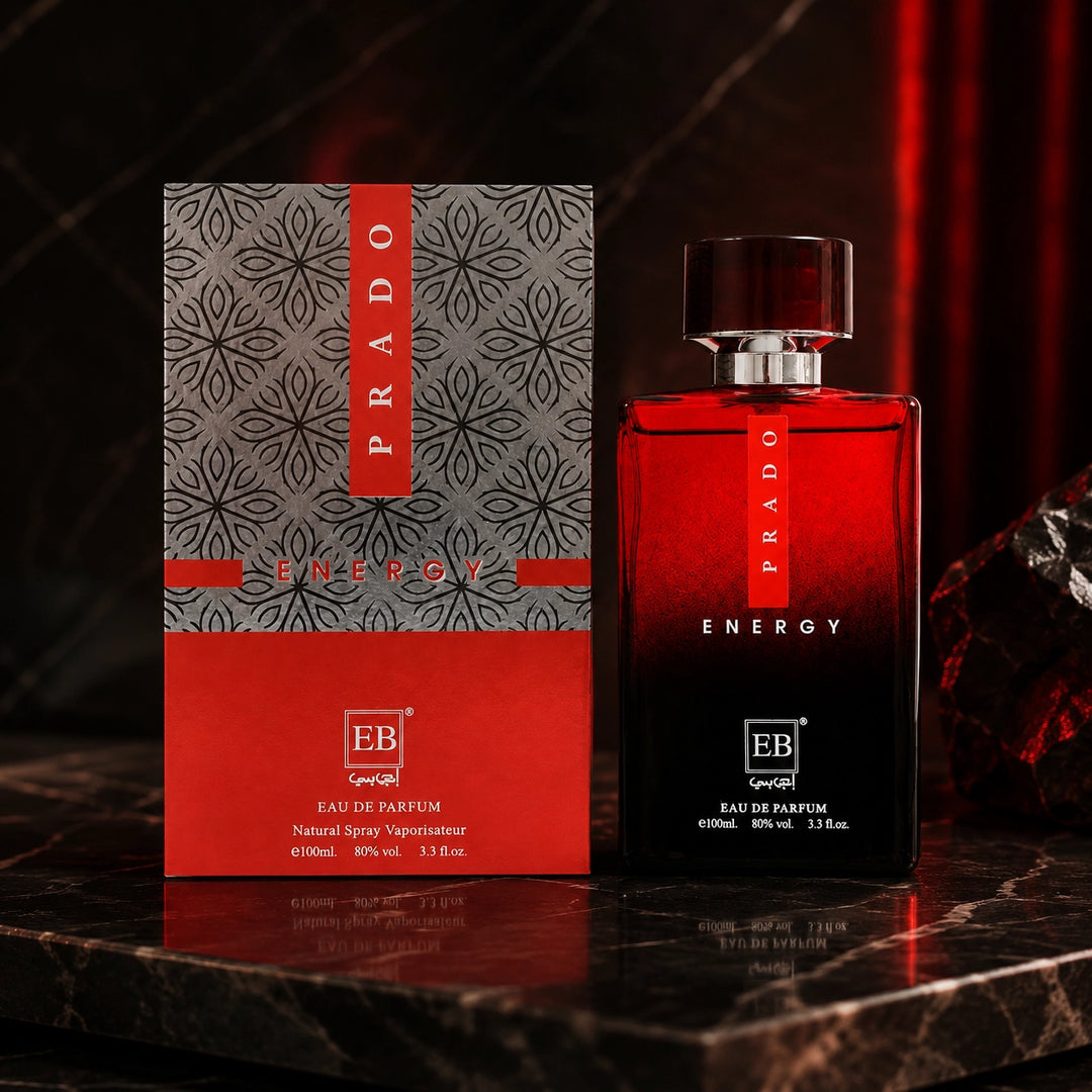 Prado Energy Eau de Parfum for Men, 100ml / 3.3 Fl Oz – Fresh Woody Aromatic Men’s Cologne Spray – Bold Masculine Everyday &amp; Evening Fragrance