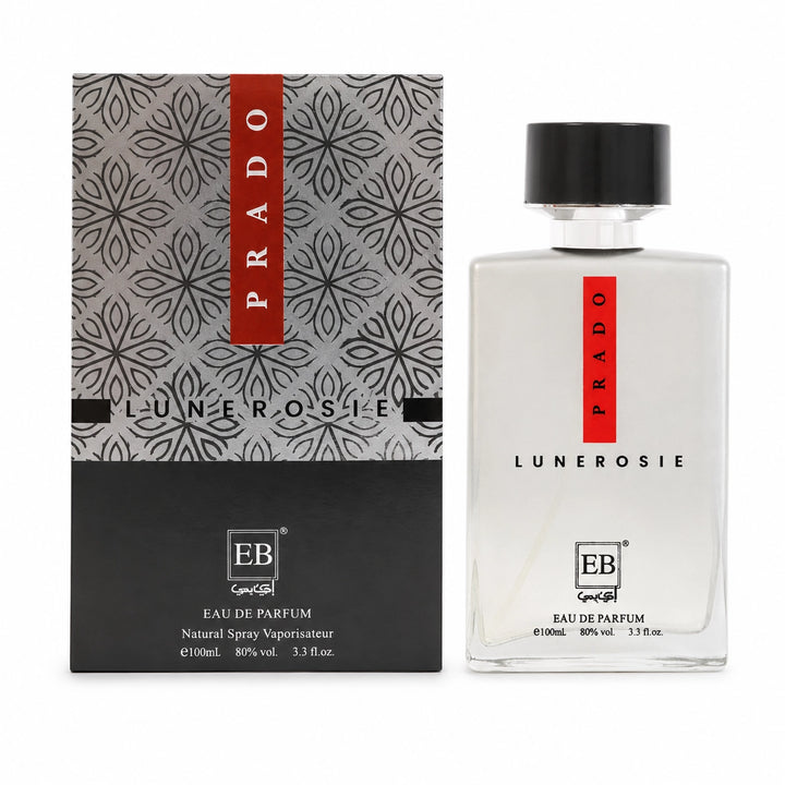 Prado Lunerosie Eau de Parfum, 100ml / 3.3 Fl Oz – Fresh Floral Musky Perfume Spray – Clean Soft Everyday Fragrance for Women