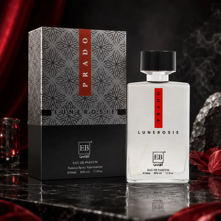 Prado Lunerosie Eau de Parfum, 100ml / 3.3 Fl Oz – Fresh Floral Musky Perfume Spray – Clean Soft Everyday Fragrance for Women