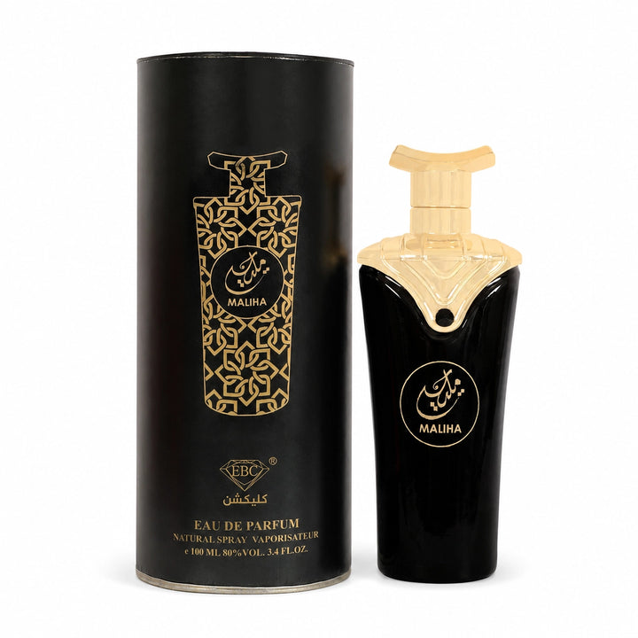 Maliha Eau de Parfum, 100ml / 3.4 Fl Oz – Warm Woody Amber Oriental Perfume Spray – Rich Elegant Unisex Fragrance for Women &amp; Men