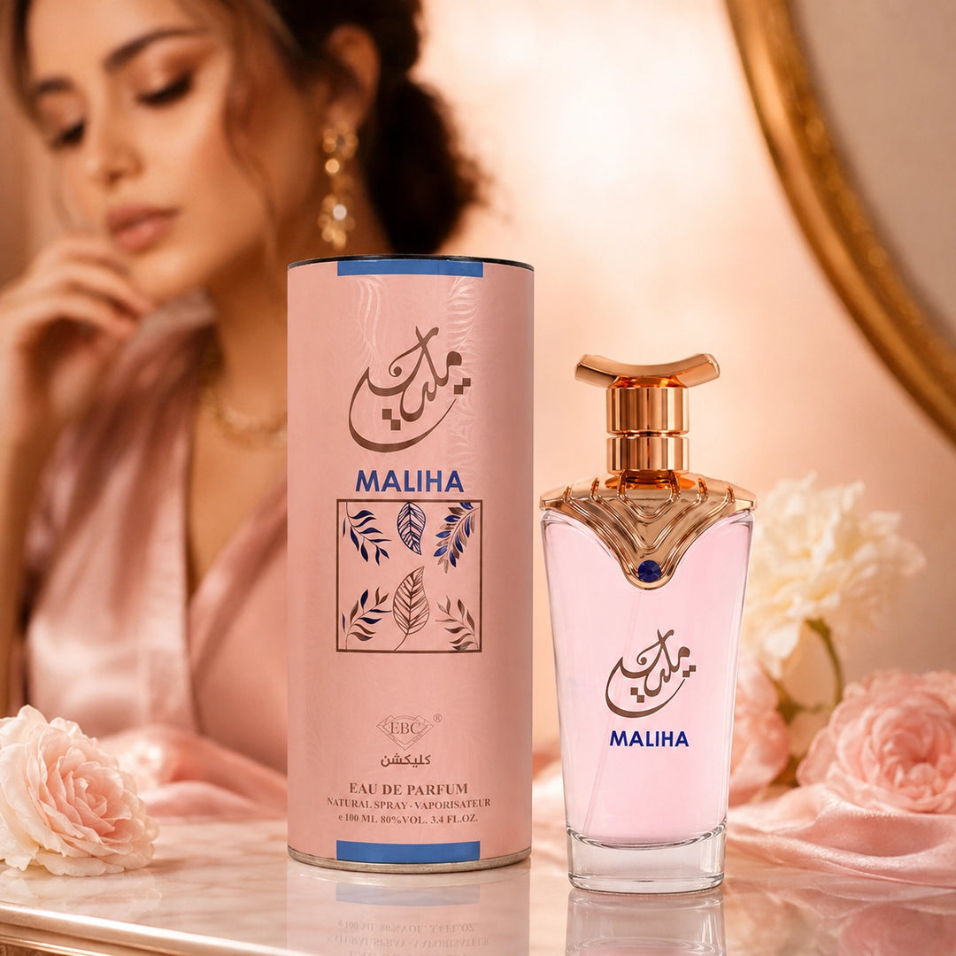 Maliha Eau de Parfum for Women 100ml / 3.4 Fl Oz – Elegant Floral Perfume Spray – Feminine Fresh Sweet Fragrance for Everyday Wear, Evening &amp; Gift Giving