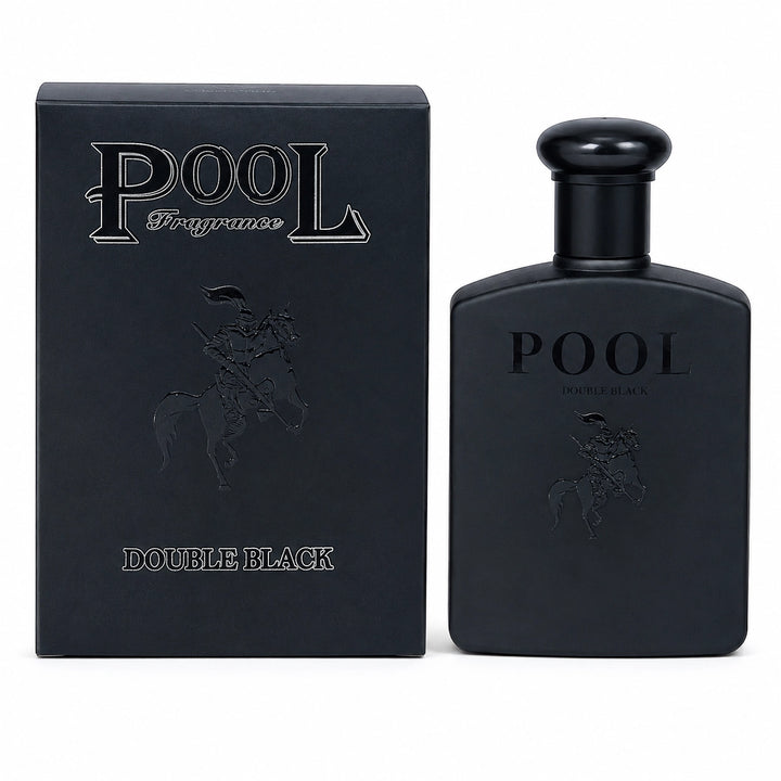 Pool Double Black Eau de Toilette for Men 100ml / 3.4 Fl Oz – Fresh Woody Aromatic Men’s Cologne Spray – Masculine Everyday Fragrance for Work, Evening &amp; Casual Wear