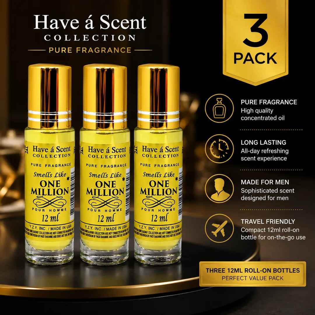 Smell Like 1 Millionaire Concentrated Perfume Oil Pack of 3 - 12ml