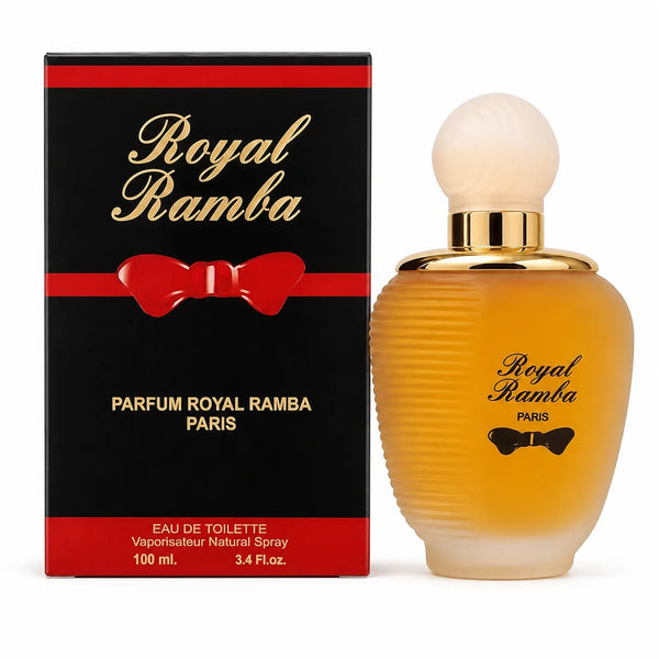 Royal Ramba Eau de Toilette 3.4 oz / 100ml – Warm Floral Fragrance Spray, Full Size EDT, Elegant Everyday Perfume for Women, Day & Evening Scent