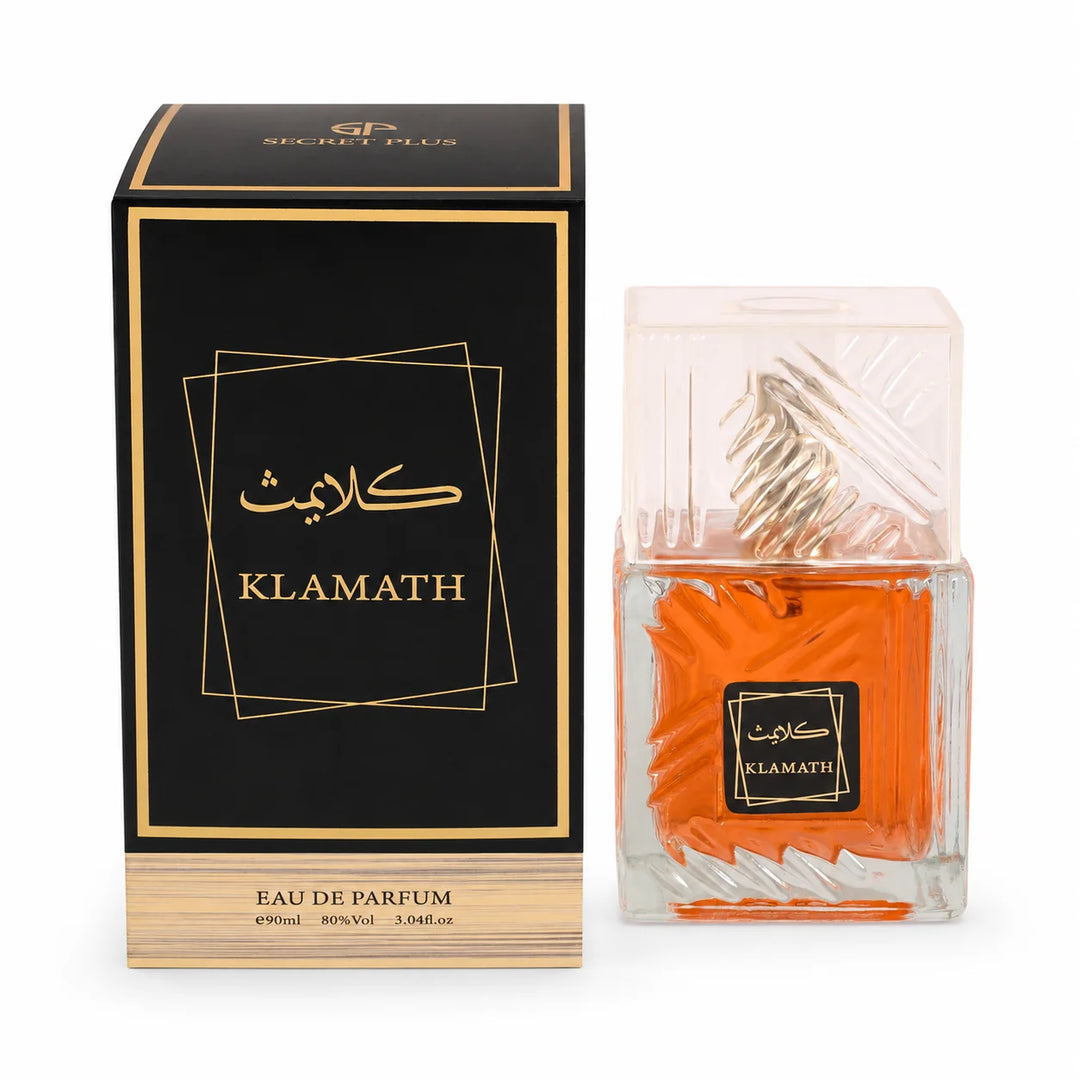 Klamath Eau de Parfum 90ml / 3.04 Fl Oz – Warm Amber Fragrance, Rich Woody &amp; Spicy Scent, Long Lasting EDP Spray for Men and Women, Everyday &amp; Evening Perfume