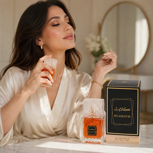 Klamath Eau de Parfum 90ml / 3.04 Fl Oz – Warm Amber Fragrance, Rich Woody & Spicy Scent, Long Lasting EDP Spray for Men and Women, Everyday & Evening Perfume