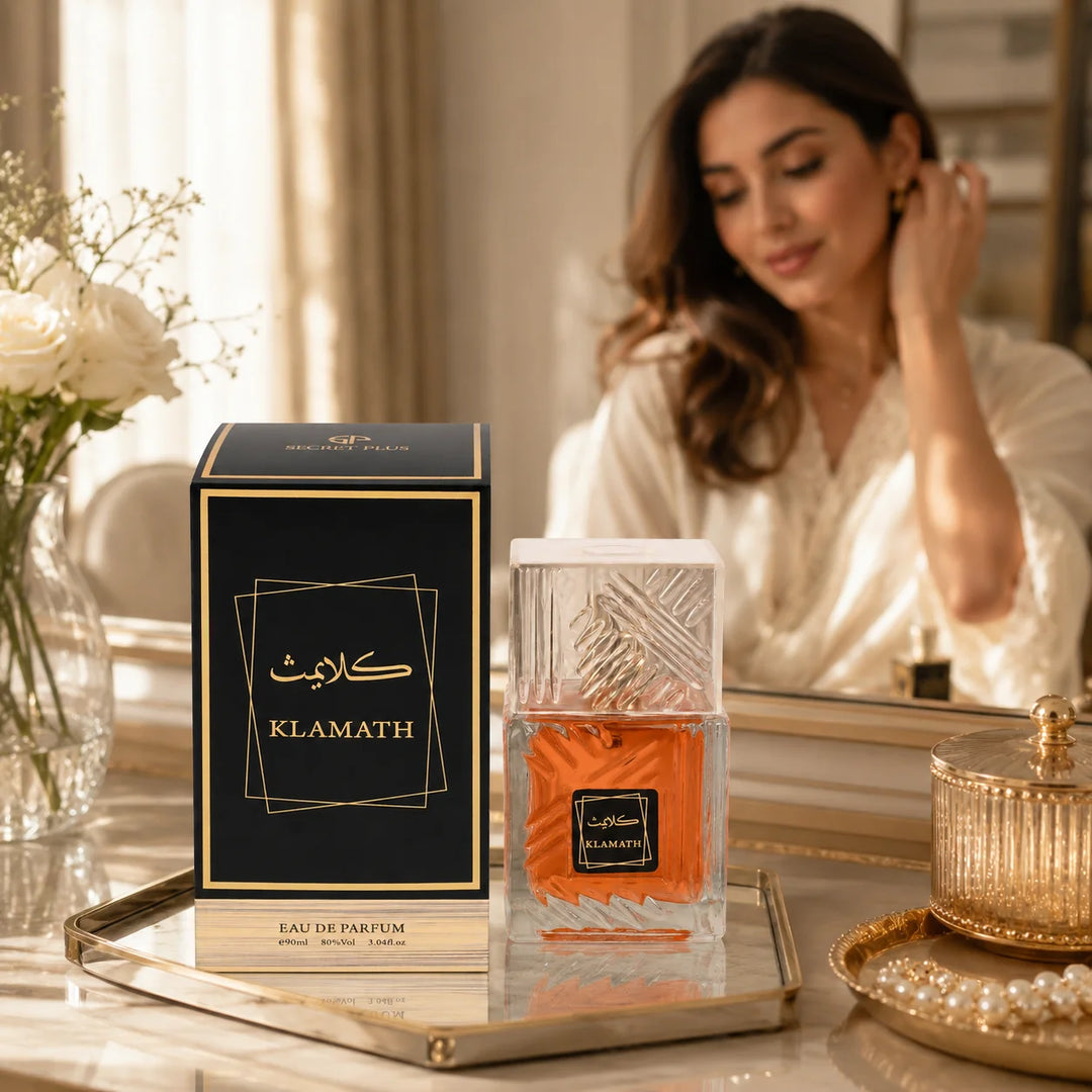 Klamath Eau de Parfum 90ml / 3.04 Fl Oz – Warm Amber Fragrance, Rich Woody &amp; Spicy Scent, Long Lasting EDP Spray for Men and Women, Everyday &amp; Evening Perfume