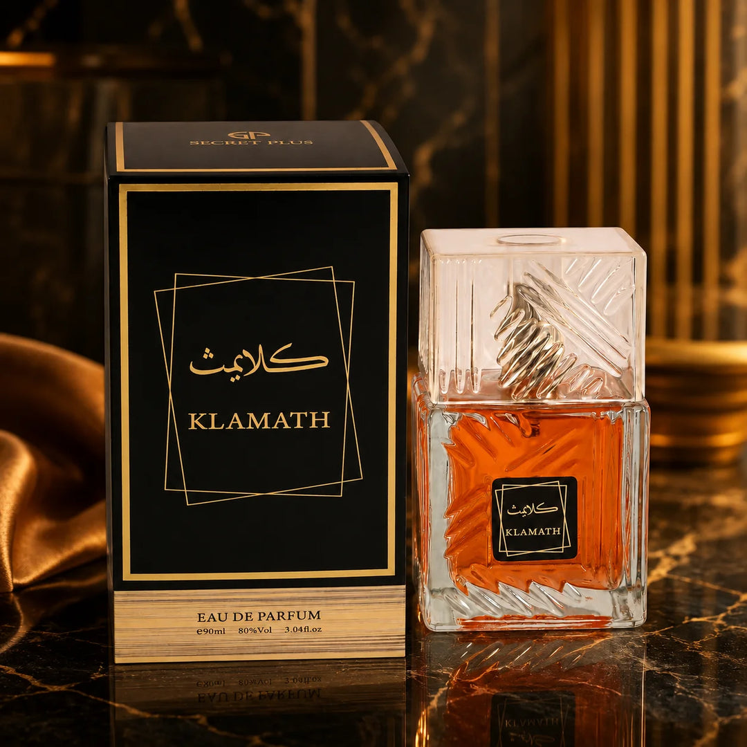 Klamath Eau de Parfum 90ml / 3.04 Fl Oz – Warm Amber Fragrance, Rich Woody &amp; Spicy Scent, Long Lasting EDP Spray for Men and Women, Everyday &amp; Evening Perfume