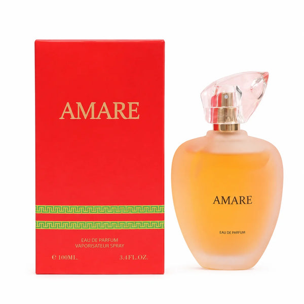 Amare Eau de Parfum for Women 100ml / 3.4 Fl Oz – Feminine Perfume Spray, Elegant Women’s Fragrance for Everyday Wear, Evening & Special Occasions