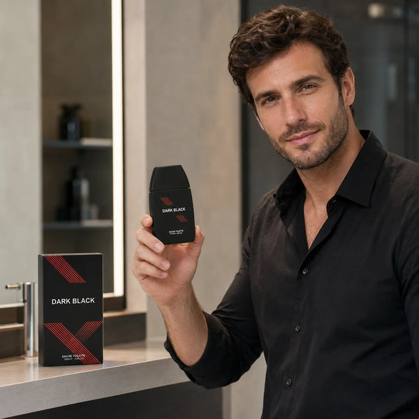 Dark Black Eau de Toilette for Men 100ml / 3.4 Fl Oz – Men’s Cologne Spray, Masculine Fragrance for Everyday Wear, Evening & Special Occasions