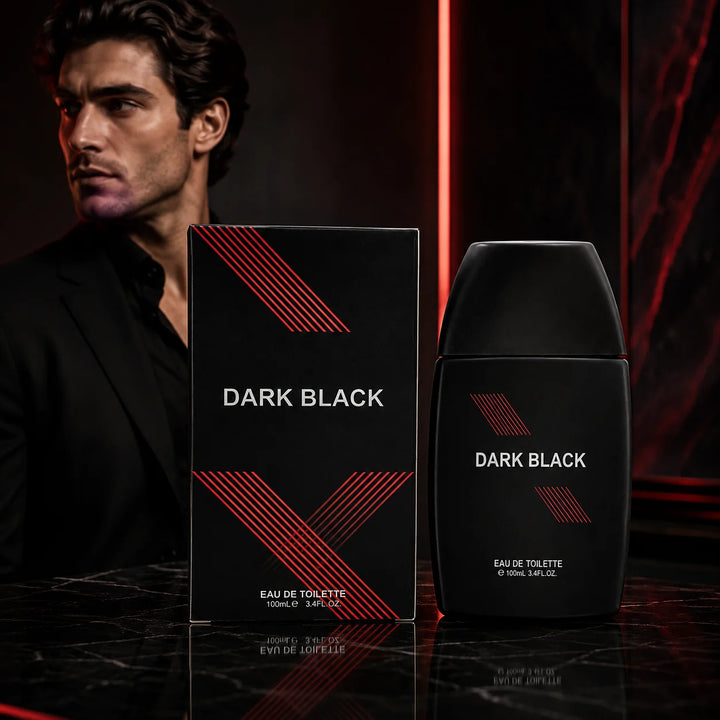 Dark Black Eau de Toilette for Men 100ml / 3.4 Fl Oz – Men’s Cologne Spray, Masculine Fragrance for Everyday Wear, Evening &amp; Special Occasions
