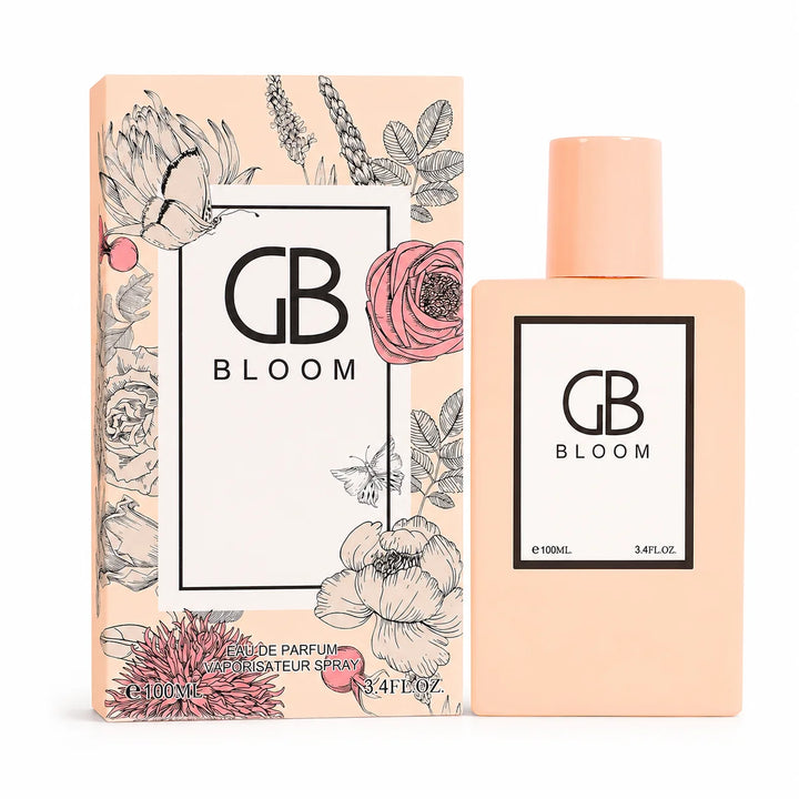 GB Bloom Eau de Parfum Spray 100ml – Elegant Everyday Perfume with Floral Gift Box