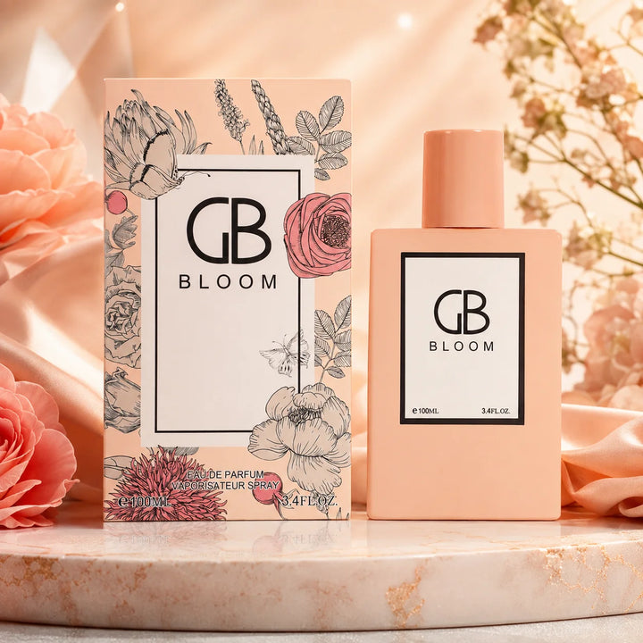 GB Bloom Eau de Parfum Spray 100ml – Elegant Everyday Perfume with Floral Gift Box