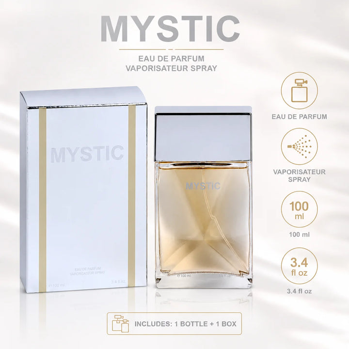 Mystic Eau de Parfum Spray 100ml (3.4 fl oz) – Elegant Boxed Perfume