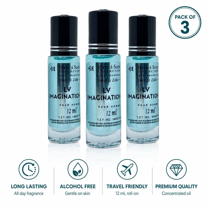 LV Imagination Concentrated Perfume Oil Pack of 3 - 12ml