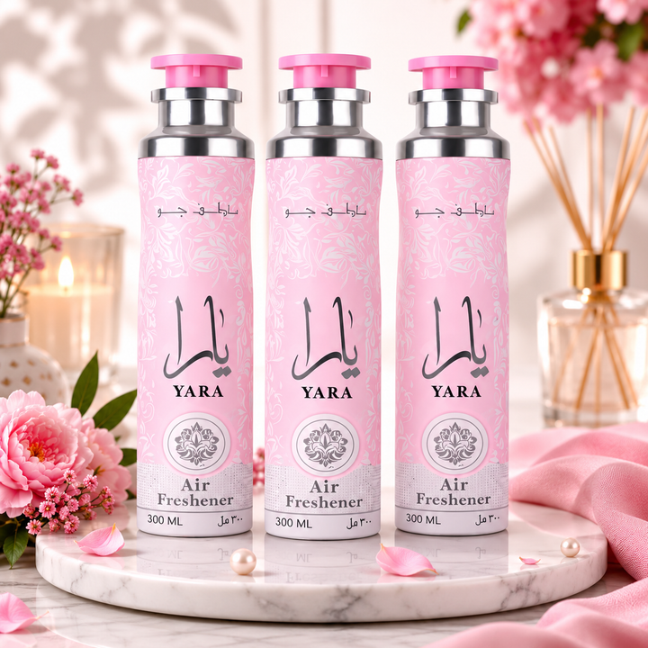 Lattafa Yara Home Fragrance Trio – 3 Luxury Air Fresheners (300ml)