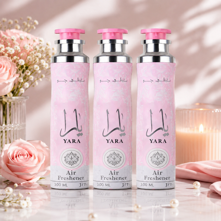 Lattafa Yara Home Fragrance Trio – 3 Luxury Air Fresheners (300ml)