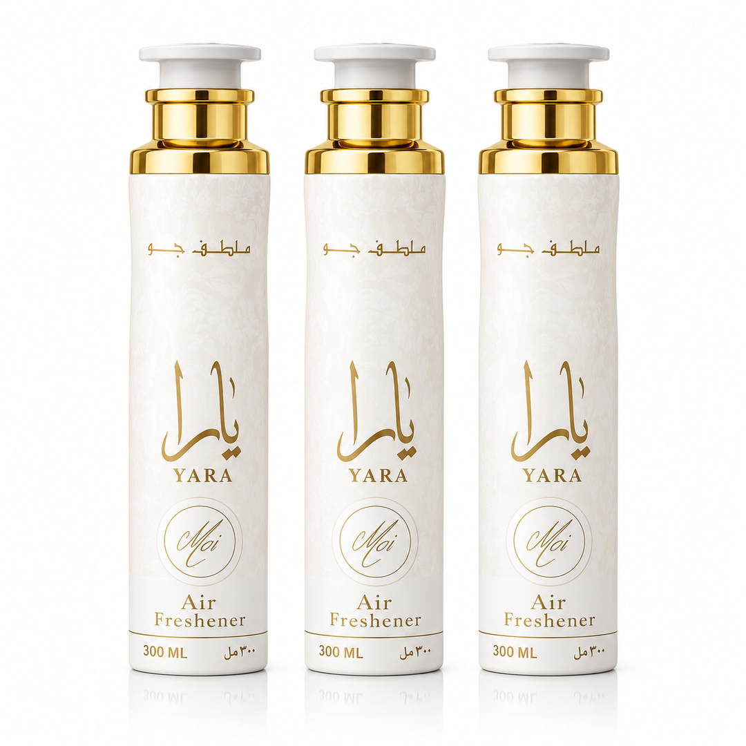 Lattafa Yara Moi Luxury Air Freshener Trio – Long-Lasting Room Spray
