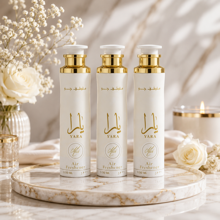 Lattafa Yara Moi Luxury Air Freshener Trio – Long-Lasting Room Spray