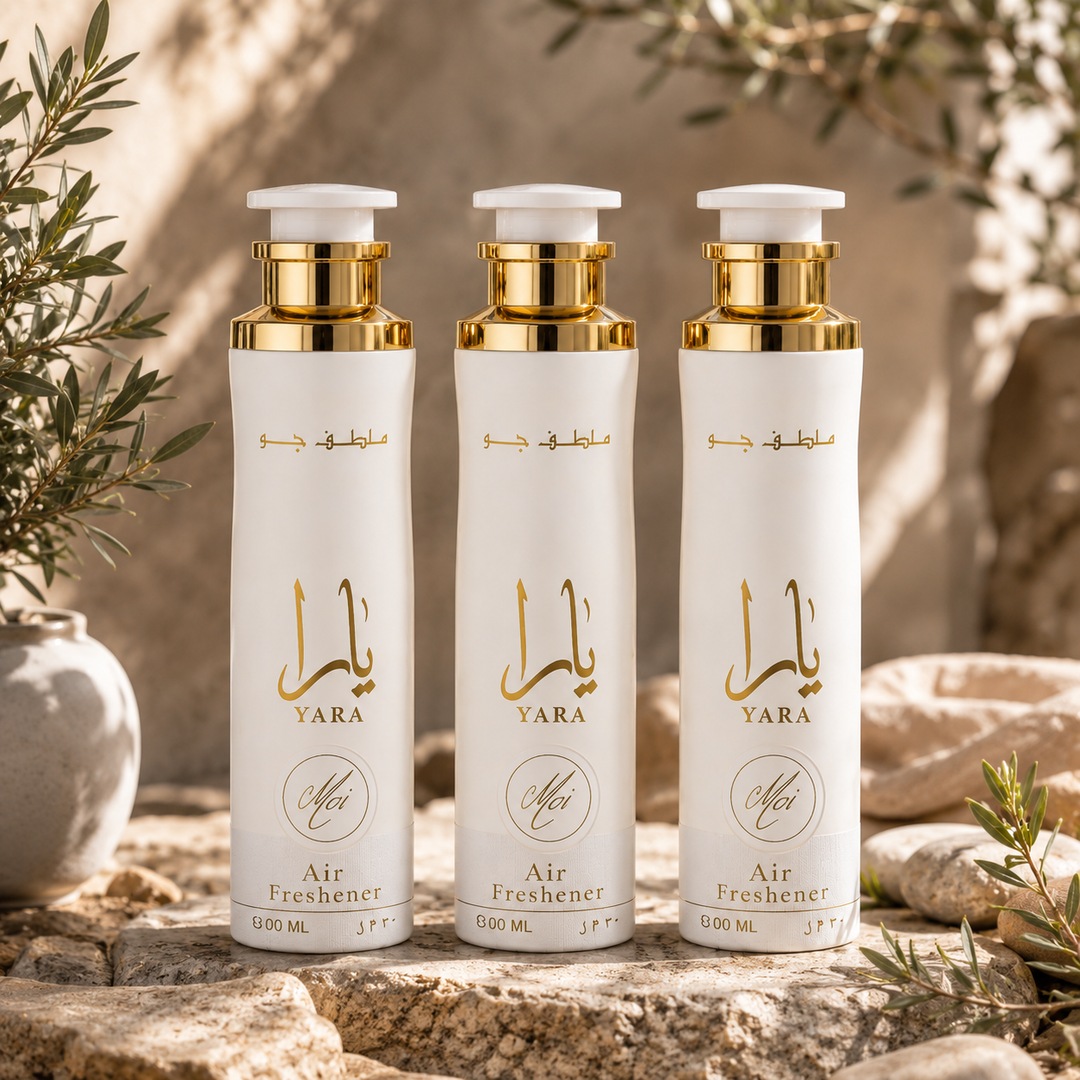 Lattafa Yara Moi Luxury Air Freshener Trio – Long-Lasting Room Spray