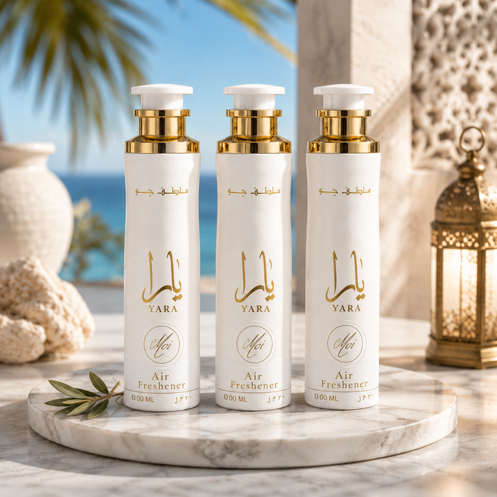 Lattafa Yara Moi Luxury Air Freshener Trio – Long-Lasting Room Spray