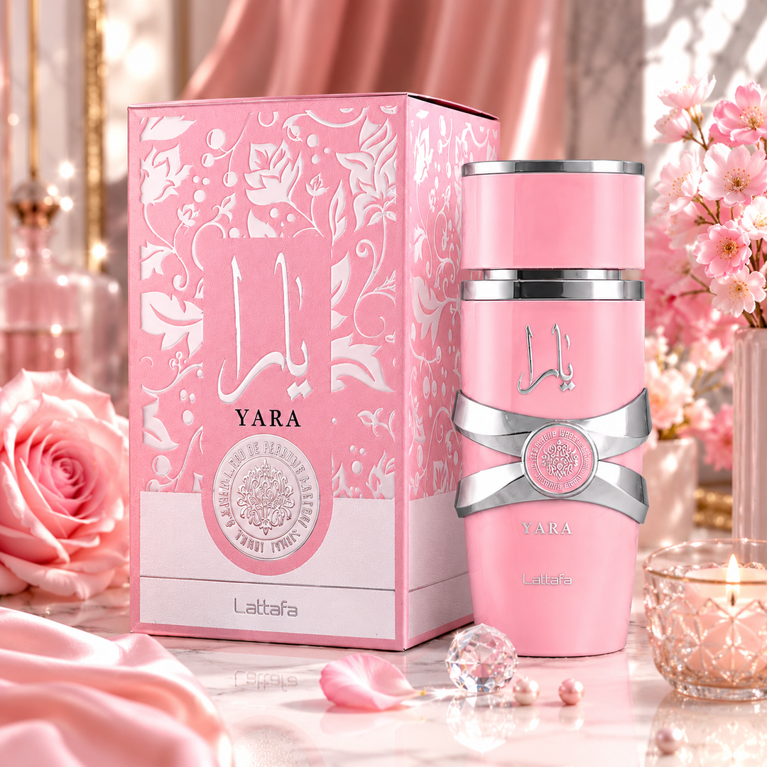 Lattafa Yara Eau de Parfum – Long-Lasting Floral Vanilla Perfume for Women 3.4 oz