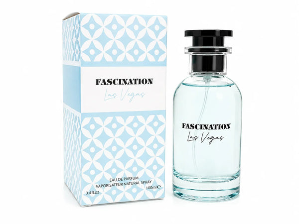 Fascination Las Vegas Eau de Parfum for Women 100ml / 3.4 Fl Oz – Fresh Citrus Woody Aromatic Cologne for Women – Long Lasting Everyday Women's Fragrance – Clean Masculine Perfume Spray