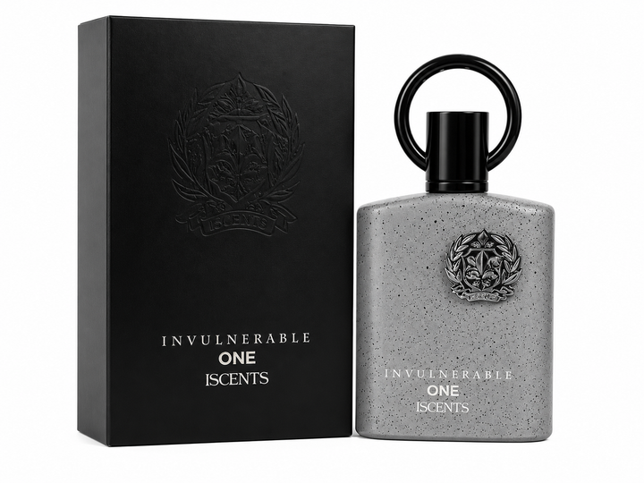 Invulnerable One Eau de Parfum for Men, Long Lasting Woody Aromatic Cologne Spray, Premium Masculine Fragrance with Fresh Citrus, Spicy &amp; Warm Woody Notes, 3.4 Fl Oz (100ml)